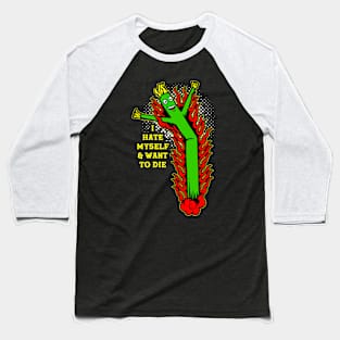 Waving to Death Baseball T-Shirt